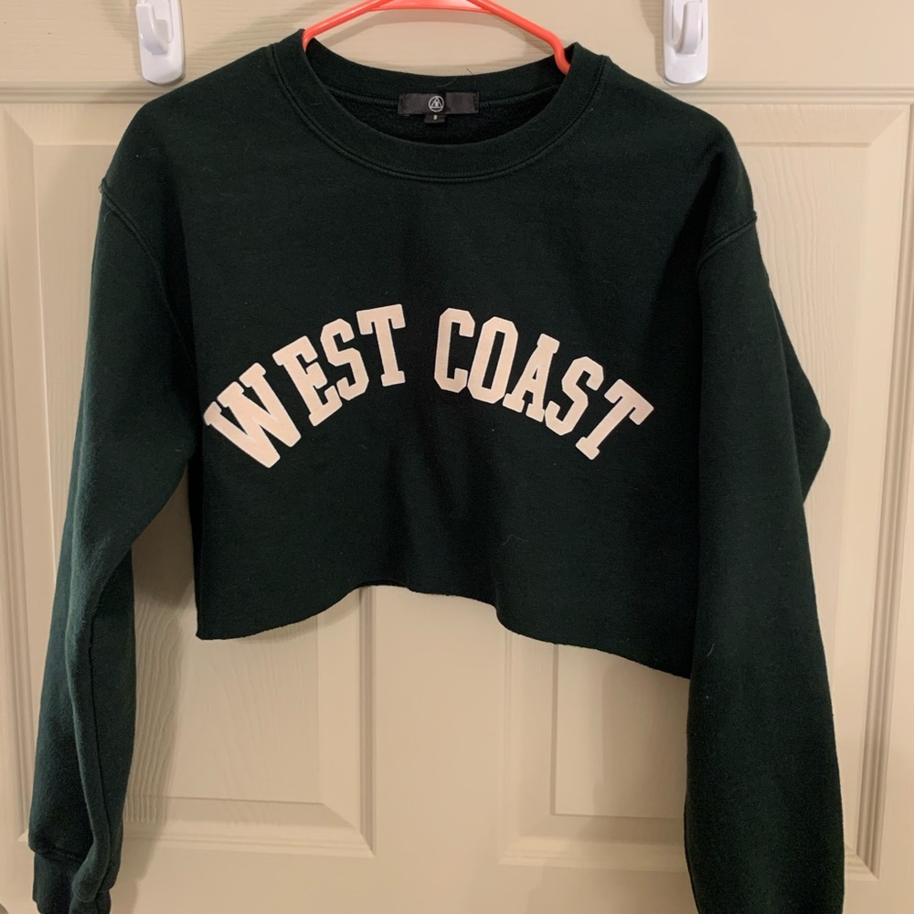 West Coast Cropped Crewneck